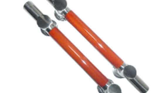 081809595918 (XL) | Tarikan Pintu “DKB” Suling SPBB Coklat (Pj 33 cm)