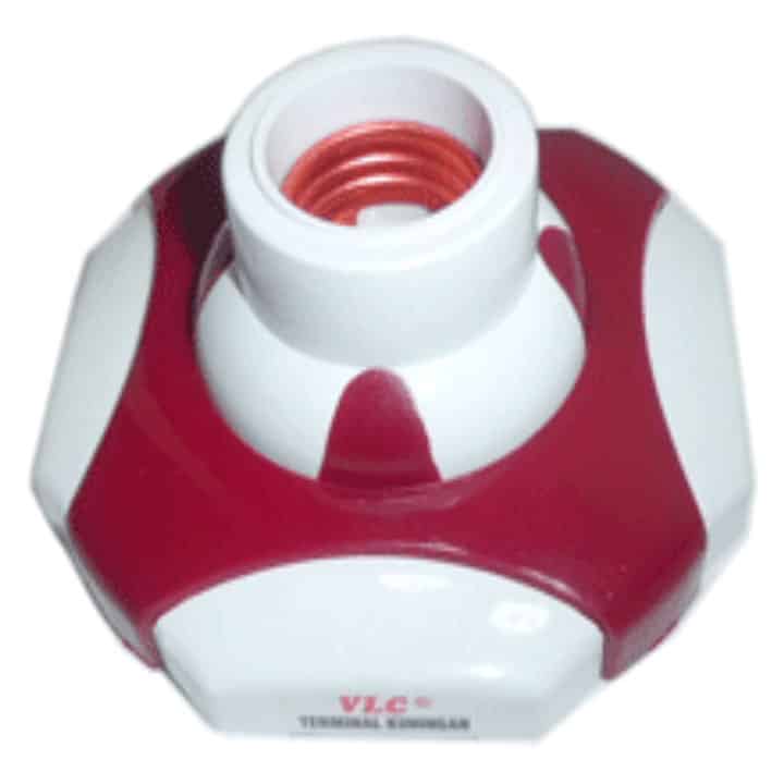 081809595918 (XL) | Lampu Sensor, Agen Fitting Broco Murah, Fitting Plafon Segi 8 Merah "LUXURY/VLC"