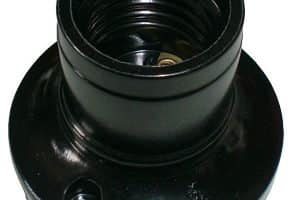 081809595918 (XL) | Fitting Plafon Bulat Hitam “BROCO” 210L