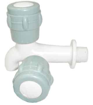 081809595918 (XL) | Kran Shower, Kran Wastafel, Kran Double 1/2 PVC "DOLPHIN"