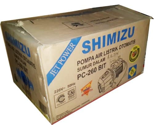 081809595918 (XL) | Supplier Pompa Air di Bandung, Online Shop Pompa Air Shimizu, Pompa SHIMIZU PC 260 BIT + Tabung