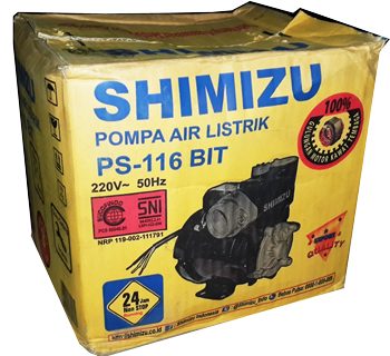 081809595918 (XL) | Pompa Air SHIMIZU PS 116 BIT