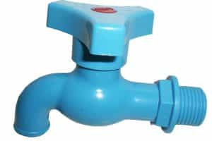 Kran PVC 1/2′ Segi 3 “LOTUS” Biru