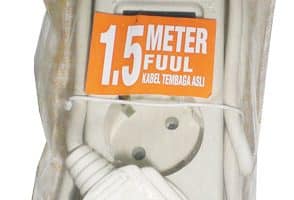 Stop kontak 2 Lbg + KBL 1,5M “VLC”