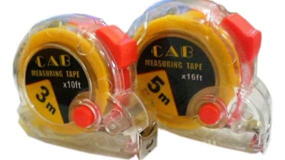 Meteran 5&3M Transp “CAB”