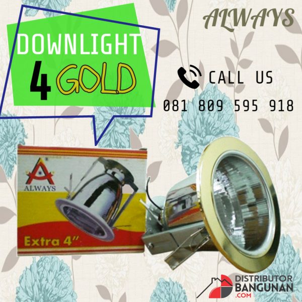 Downlight 4' Gold "ALWAYS" (176)