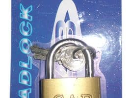 Gembok 40 Kuning Leher Pendek “CAB”