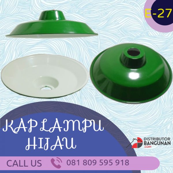 Kap Lampu Hijau E-27 (175)
