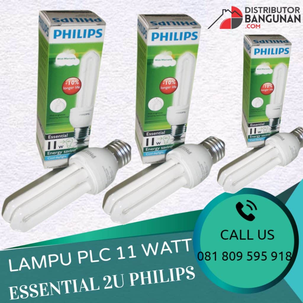 LAMPU PLC 11W ESSENTIAL 2U PHILIPS