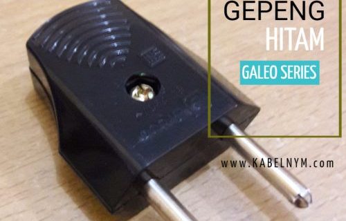 Steker gepeng hitam BROCO 344L (196)