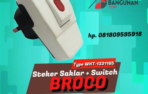 Steker Saklar + Switch “BROCO” WHT 1331165