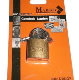 Gembok 20 Kuning LPD “MAJESTY” Blister