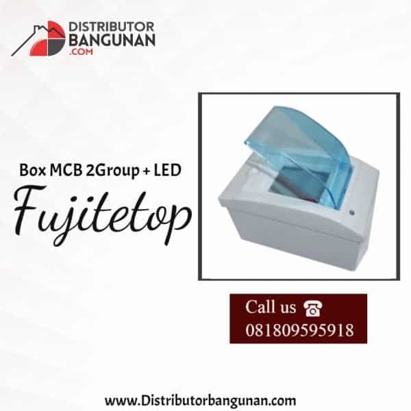 Box MCB 2 GROUP+LED "FUJITETOP"