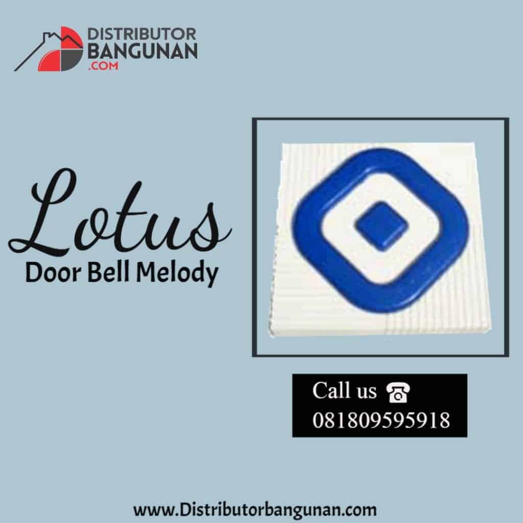 Door Bell "LOTUS" Melody (186) 1 Door Bell Melody Lotus