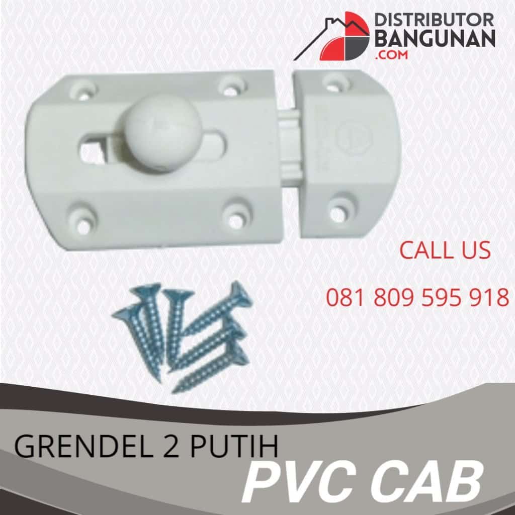 GRENDEL 2 PUTIH PVC CAB