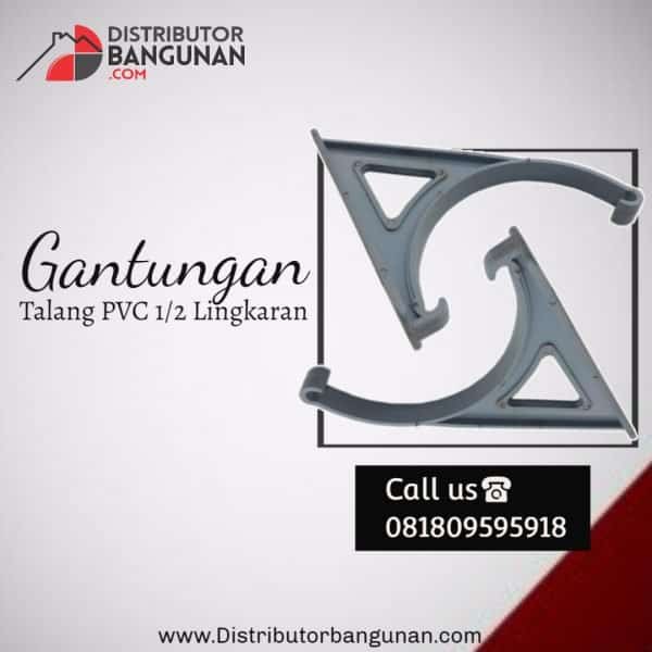 Gantungan Talang Plat 1/2 Lingkaran 6 (24)