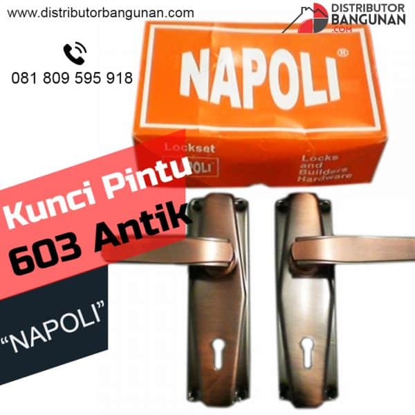 Kunci Pintu "NAPOLI" 603 ANTIK