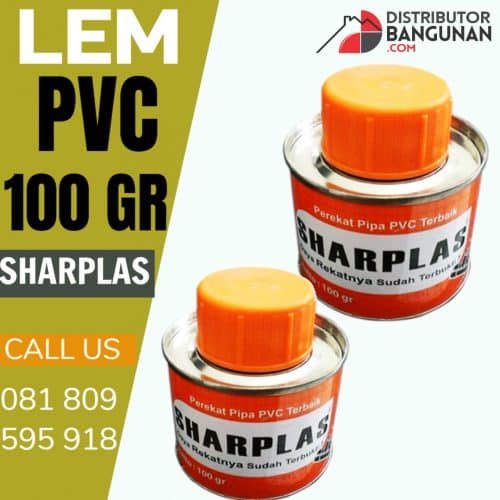 Lem PVC 100gr SHARPLAS  https www distributorbangunan com 