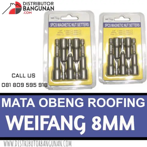 Mata Obeng Roofing 8mm "WEIFANG"