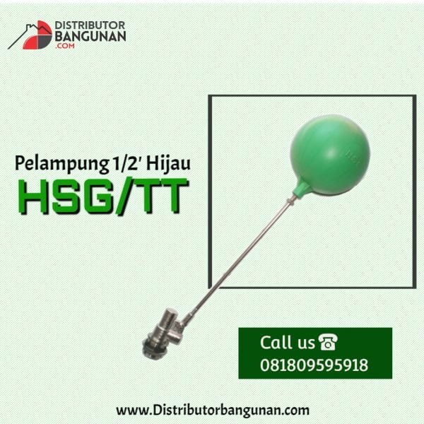 PELAMPUNG 1/2 Hijau "TT/HSG"