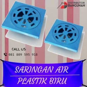 SARINGAN AIR PLASTIK BIRU