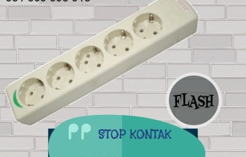 Stop Kontak 5 Lbg Lampu “FLASH”