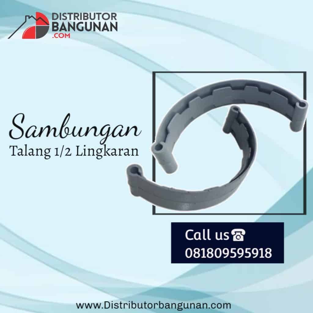 Sambungan Talang 1per2 Lingkaran