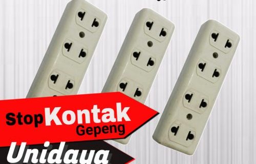 Stop Kontak 4 Lubang Gepeng “JUKE/UNIDAYA” (166)