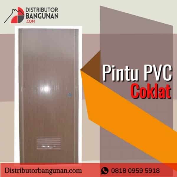 Pintu PVC Urat Kayu