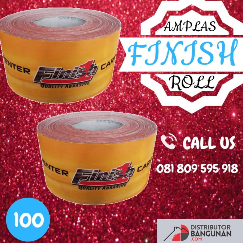 Amplas Roll 100 "SMS/FINISH" 1 AMPLAS ROLL FINISH 100