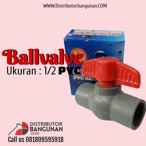 Ballvalve 1/2' Pvc "UNIX/GOLDFISH/ORESTE"