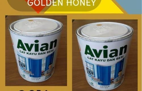 Cat Besi & Kayu “Avian” SY328 Golden Honey 0.9 Liter