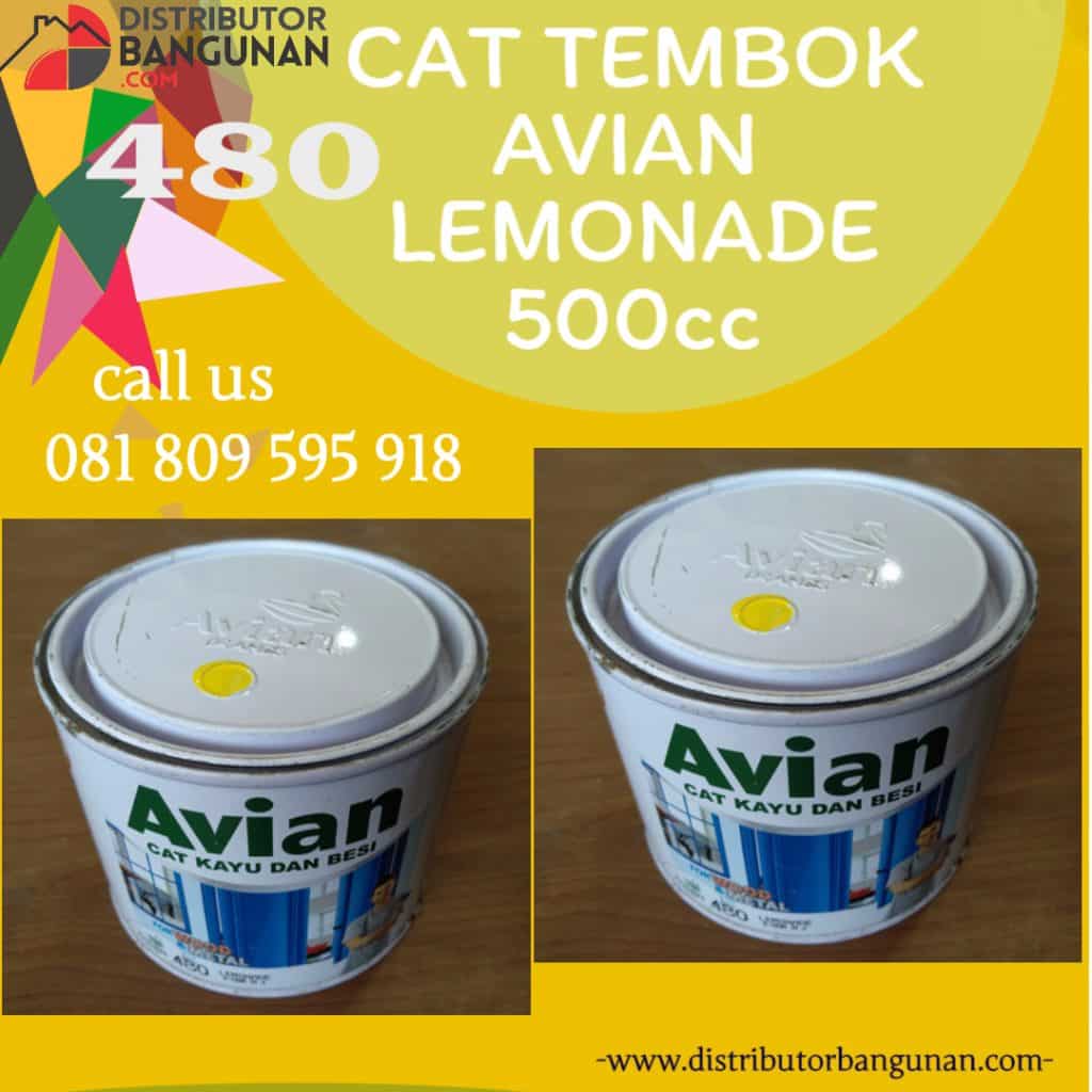 CAT TEMBOK AVIAN 480 LEMONADE 500CC
