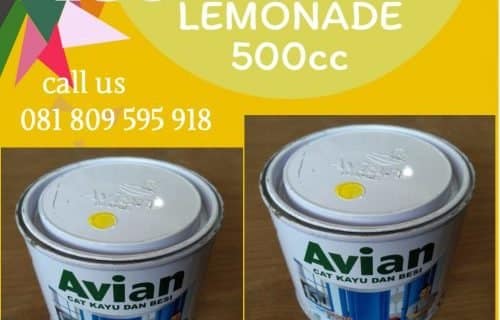Cat Besi & Kayu “Avian” SY480 Lemonade 500cc