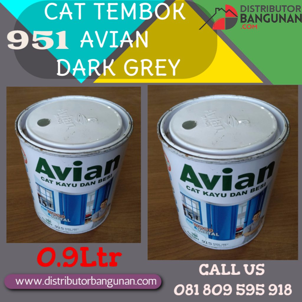 CAT TEMBOK AVIAN 915 DARK GREY