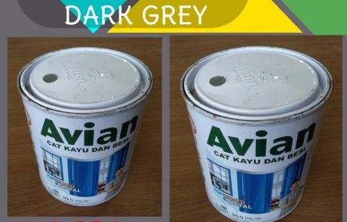 Cat Besi & Kayu “Avian” SY915 Dark Grey 0.9Ltr