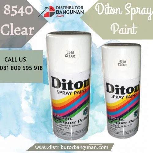 Cat Semprot Acrylic Lacquer "Diton" 8540 Clear