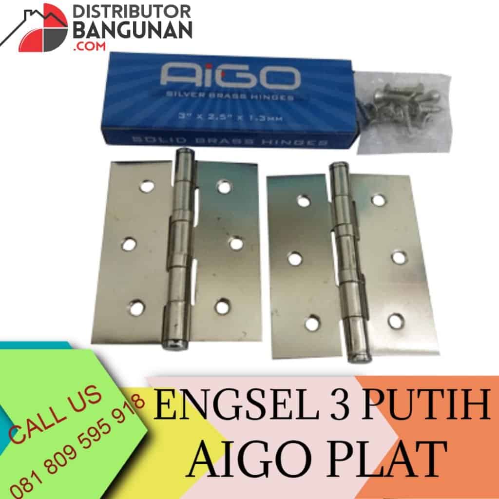 ENGSEL 3 PUTIH AIGO PLAT