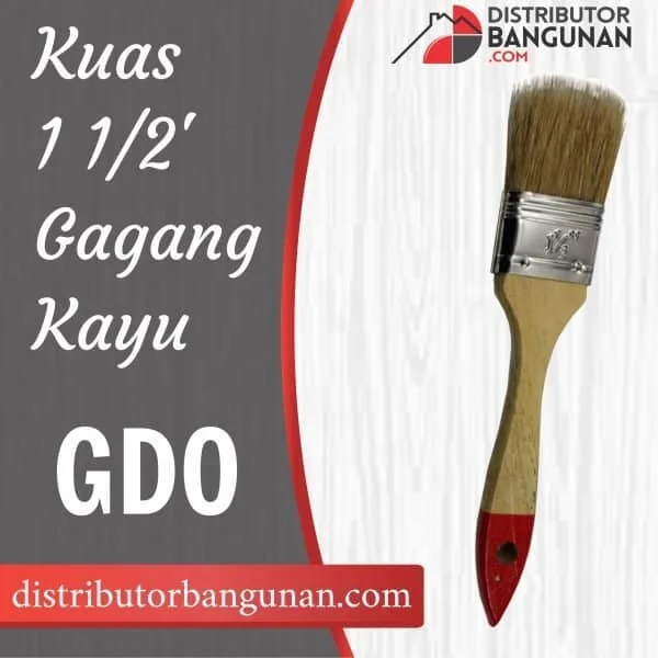 Kuas 1 1/2' Gg Kayu GDO