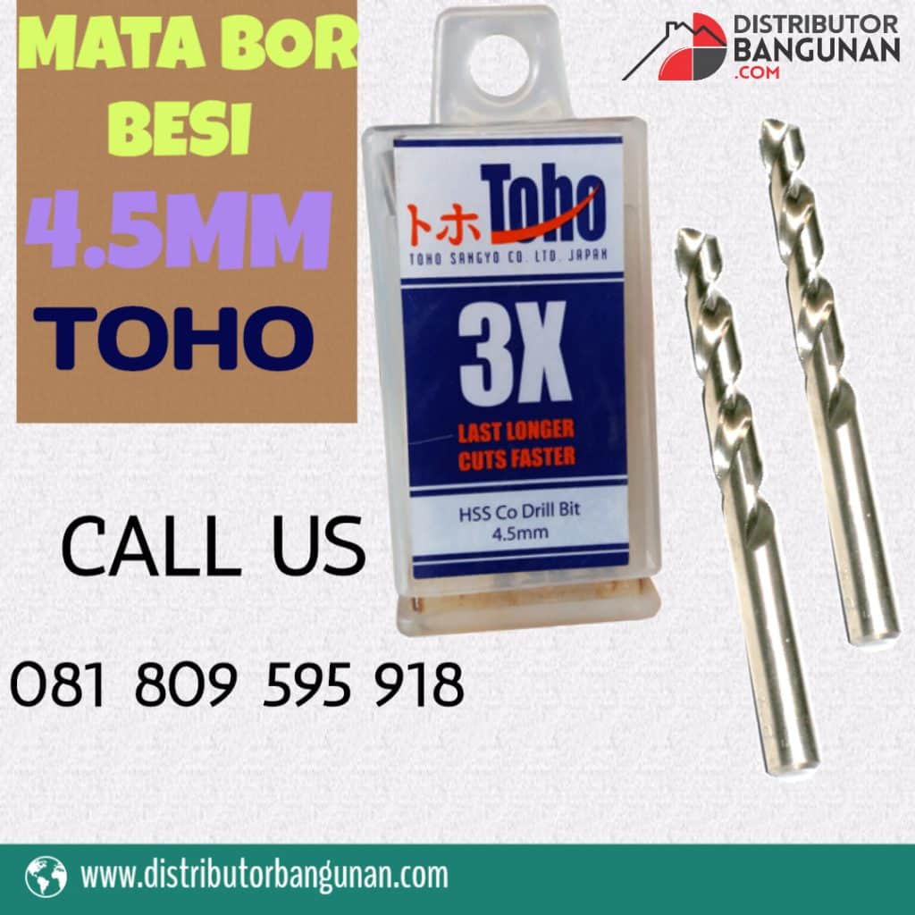 MATA BOR BESI TOHO 4.5MM
