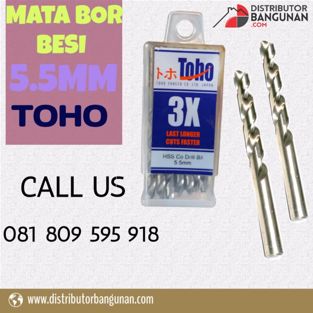 MATA BOR BESI TOHO 5.5MM