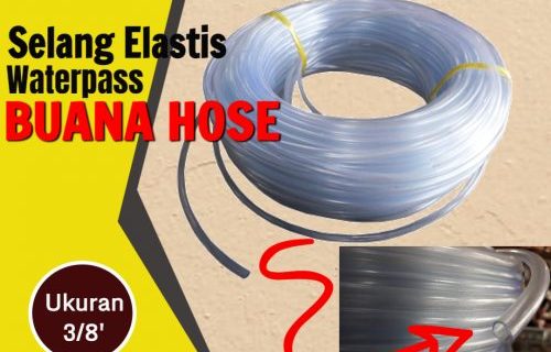 Selang Elastis 3/8′ Waterpass “Buana Hose”