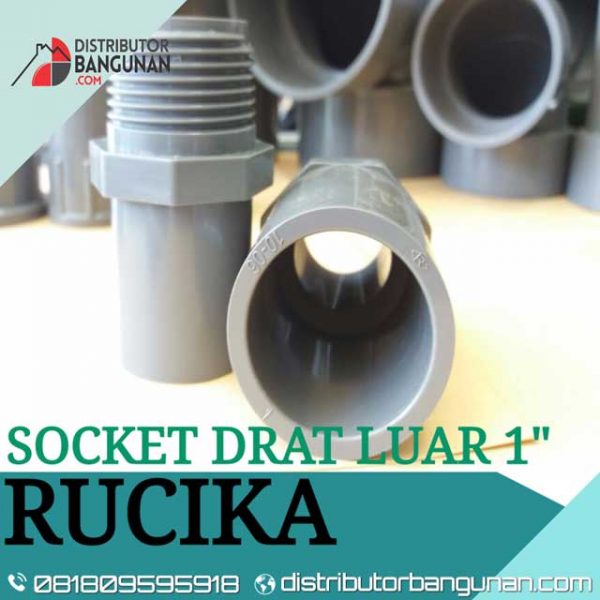 Socket Drat Luar 1' "RUCIKA" (22 & Hal belakang bagian fitting)
