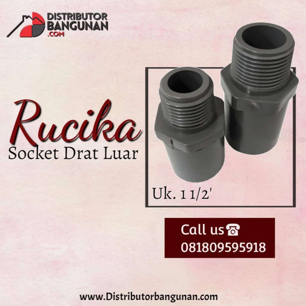 Socket drat Luar 1 1per2 Rucika