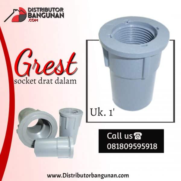 Socket Drat Dalam 1' "GREST" (22 & Hal Belakang)