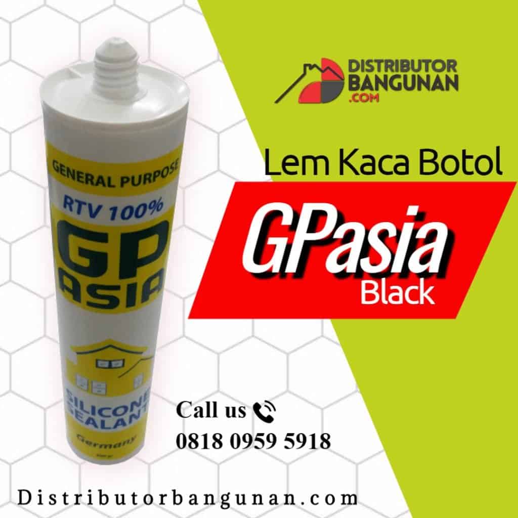 lem kaca botol GPASIA Black
