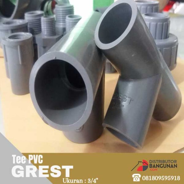 Tee 3/4' "GREST" (22 & Hal Belakang)