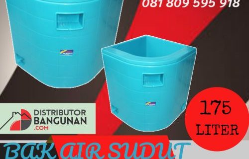 Bak Air Sudut + Tmpt Sabun 175Ltr Blue