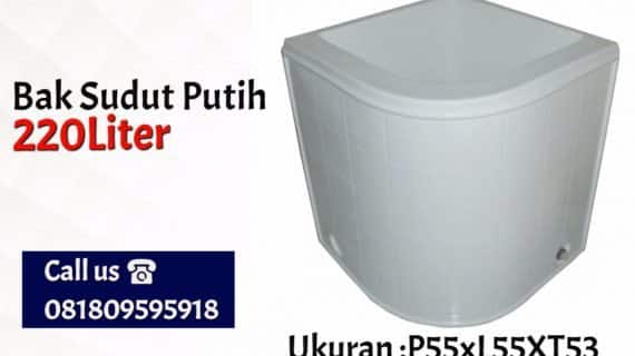 Bak Air Sudut 220ltr Putih P55xL55xT53 (28)