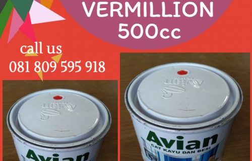 Cat Besi & Kayu “Avian” SY192 Vermilion 500cc